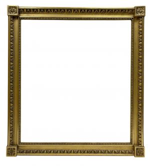 Cadre à coins carrés XIXe — 60.2 x 54 cm — Réf. 2740 (Paire 2741)
