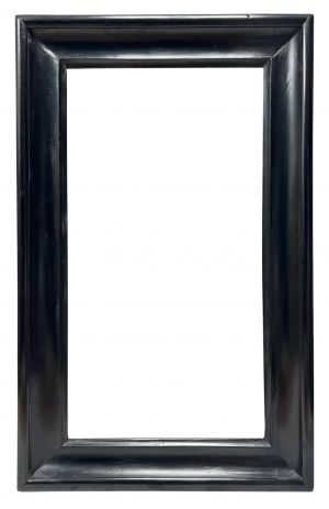 Cadre en bois mouluré noirci XIXe — 62,4 x 33 cm — Ref. PC0064M1