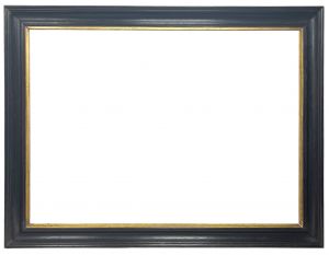 Cadre en bois noirci et vue dorée XIXe — 137.2 x 99.4 cm — Ref. PC0940M2