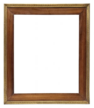 Cadre en acajou et frise XIXe — 33,5 x 28,3 cm — Ref. 3111