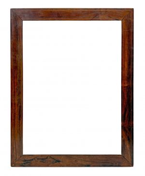 Cadre en bois dit 'pitchpin' — 73,3 x 54,2 cm — Réf. 2942