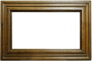 Cadre en bois mouluré - 54,8 x 30 - REF-1114