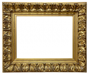 Cadre XIXe à larges feuilles d'acanthe — 45,5 x 60,5 cm — Ref. 2284