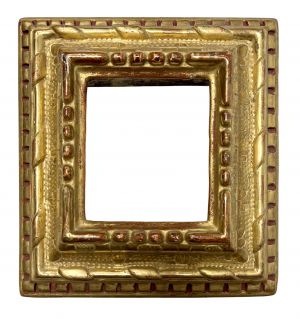Cadre à profil renversé espagnol XVIIIe — 9,9 x 8,7 cm — Réf. PC0354M2