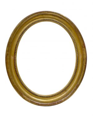 Cadre ovale XIXe — 75 x 61,2 cm — Réf. 2776