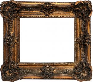 Cadre style Louis XV  73,8x60,7 REF 1143