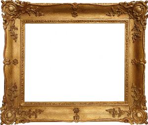 Cadre style Louis XV - 42 x 33,3- REF-981