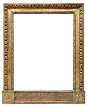 Cadre XIXe à embase ornée — 63.2 x 50.2 cm — Ref. 2458
