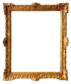 Carved wooden frame  - 57.00 X 69.60 - Ref - 1354