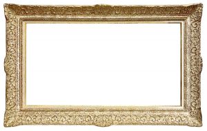 Cadre De Style Louis XIV — 44,7 X 84,3 Cm — Ref. 2227