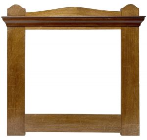 Cadre asymétrique en bois teinté — 27.7 x 30.7 cm — Ref. 2351