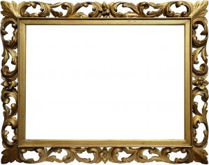 Carved wooden frame -66.5 x 50 cm- REF.1111