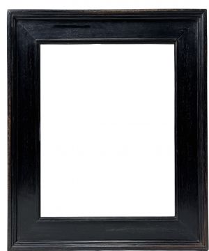Cadre 'à cassetta' en bois noirci XIXe — 28.4 x 22.4 cm — Ref. PC1012M2
