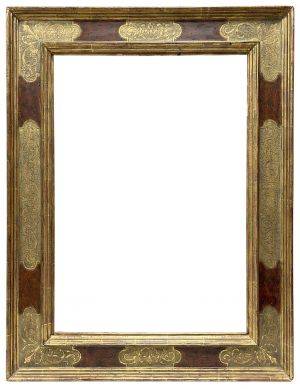 Cadre de style Renaissance 'à cassetta' — 62.8 x 44.4 cm —Réf. PC0148M1